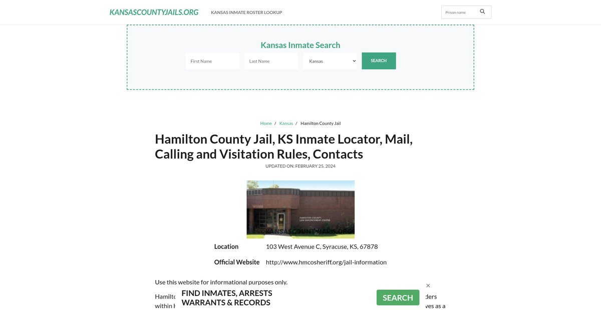 Preview of kansascountyjails.org