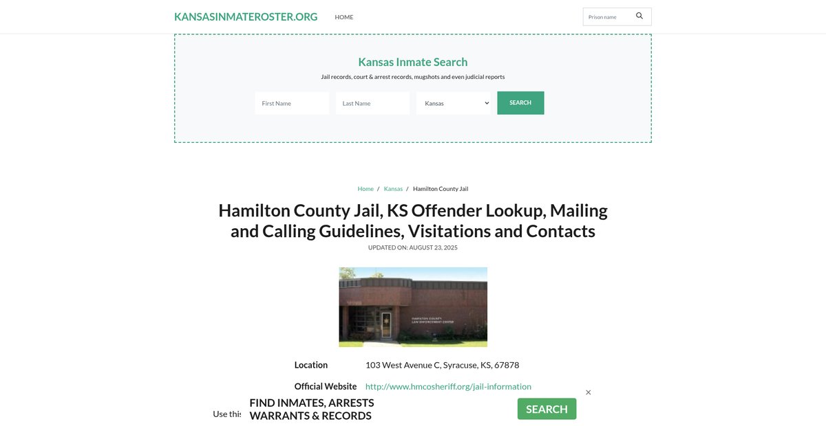 Preview of kansasinmateroster.org