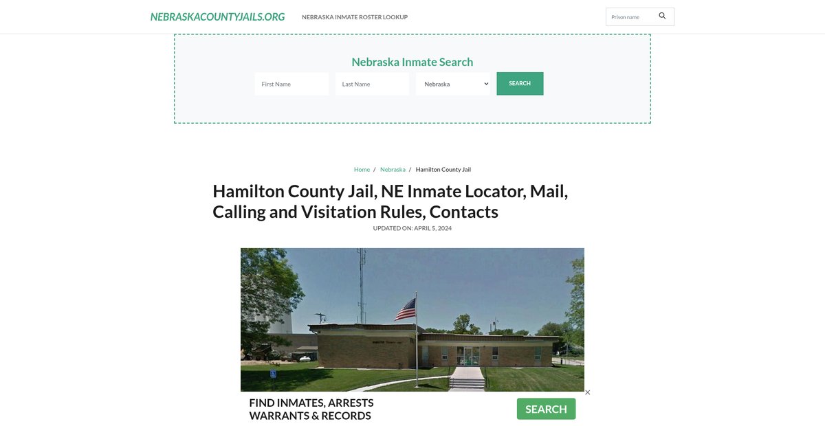 Preview of nebraskacountyjails.org