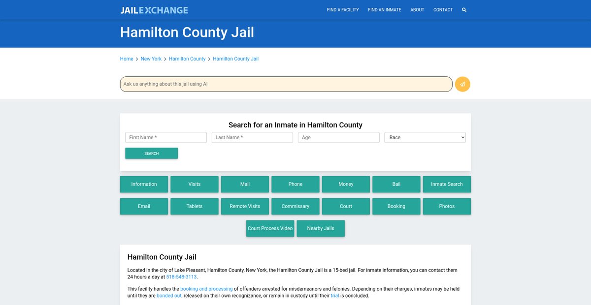 Preview of jailexchange.com