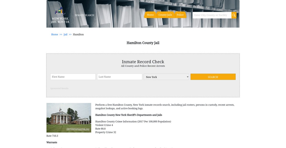 Preview of newyorkjailroster.com