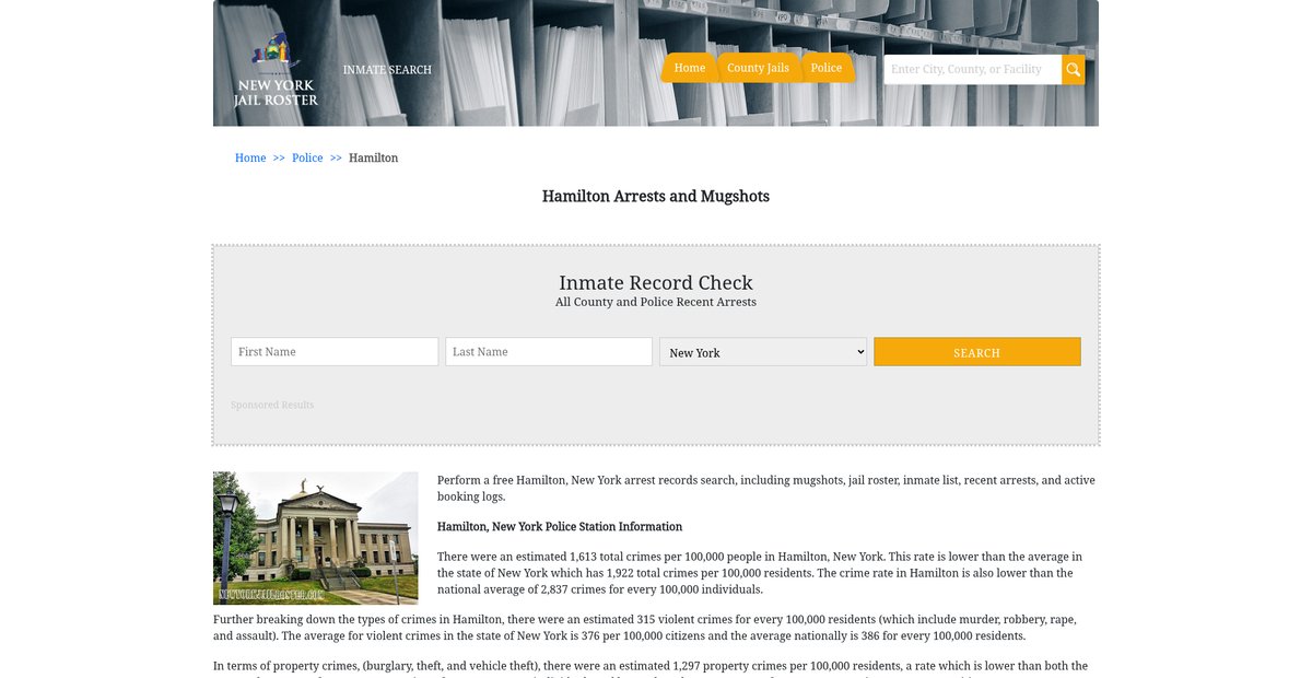 Preview of newyorkjailroster.com