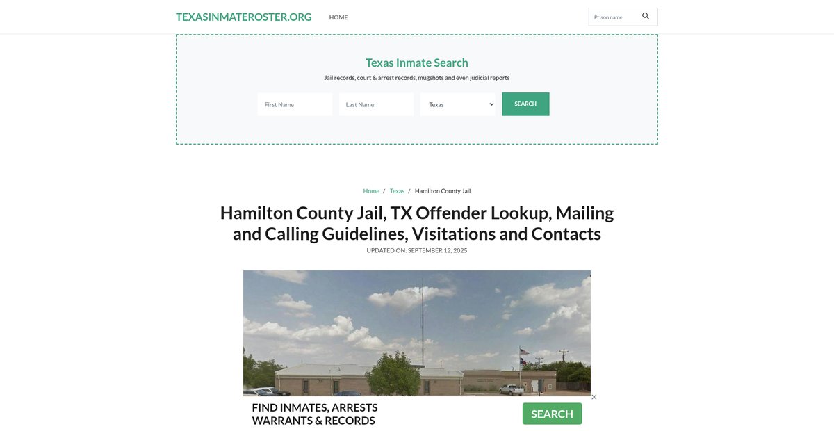 Preview of texasinmateroster.org