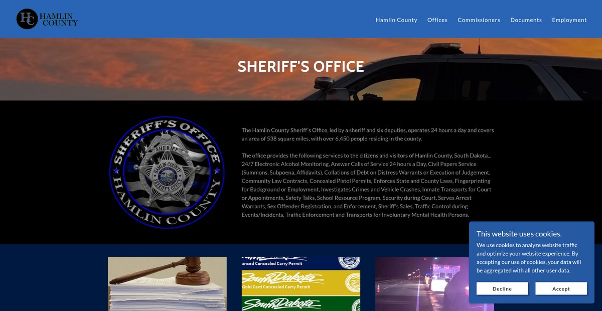 Preview of hamlinco.us