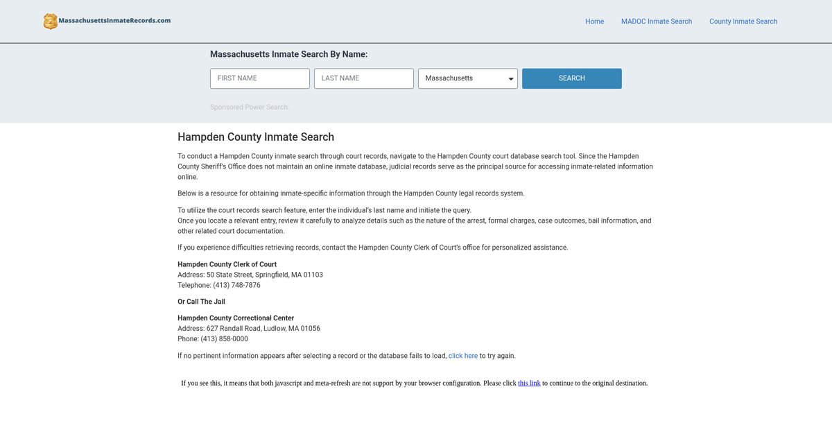 Preview of massachusettsinmaterecords.com