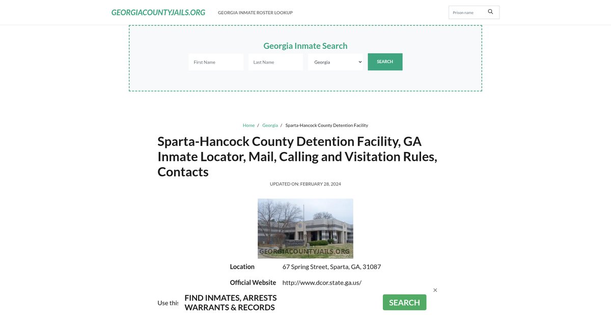 Preview of georgiacountyjails.org