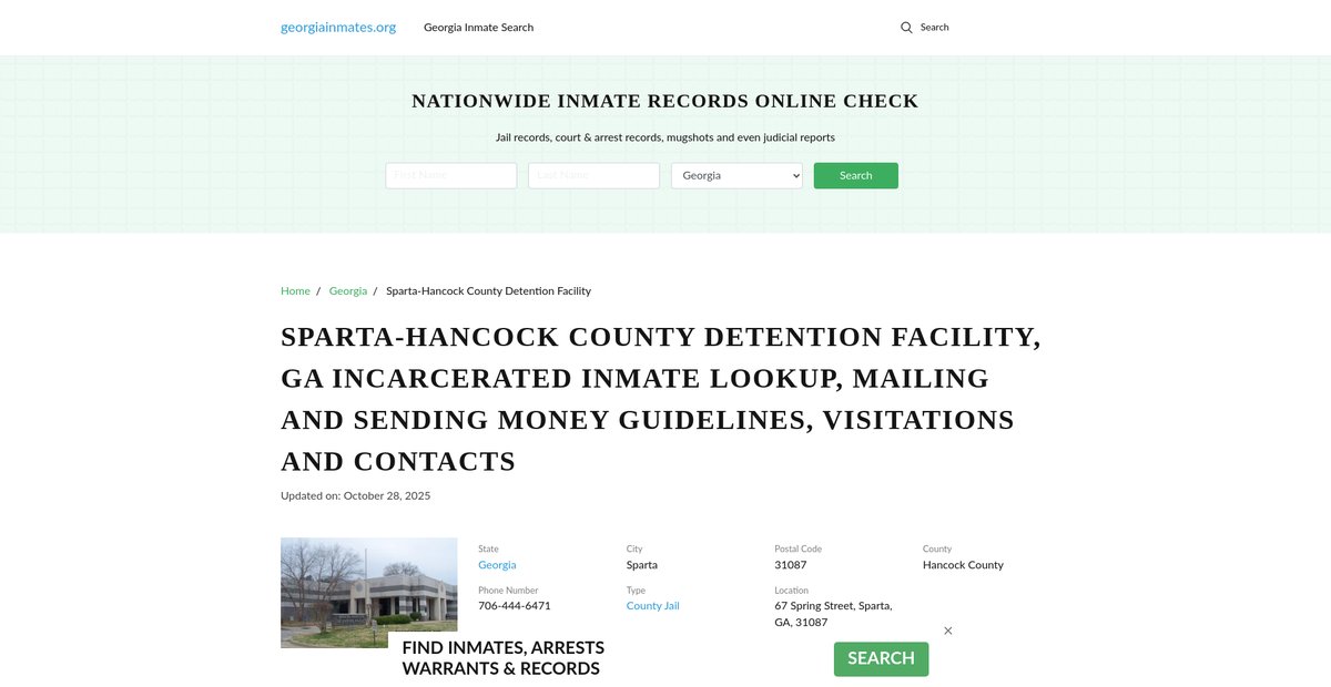 Preview of georgiainmates.org