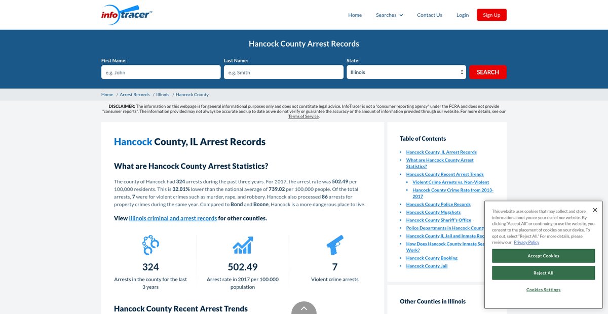 Preview of infotracer.com