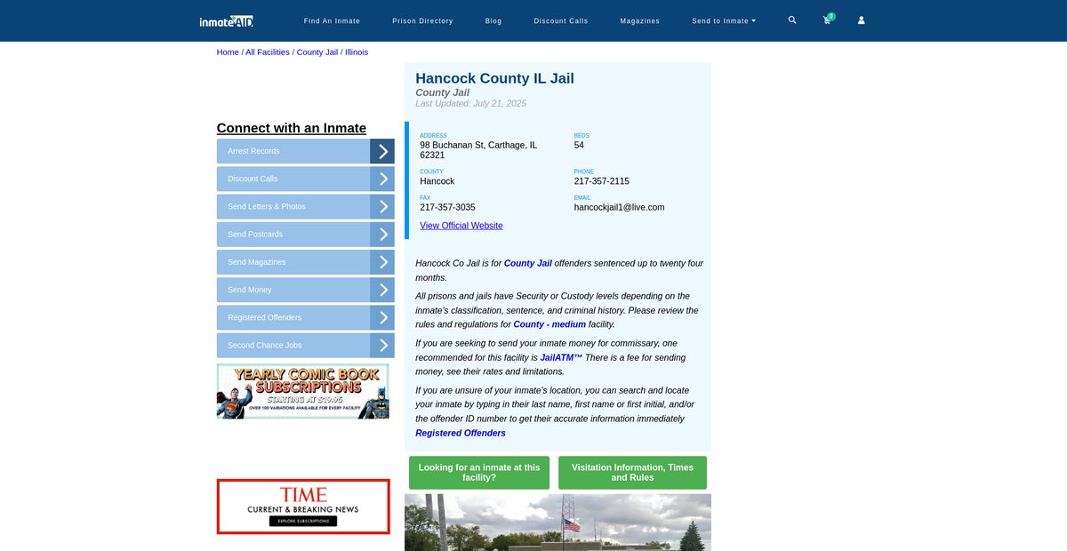 Preview of inmateaid.com