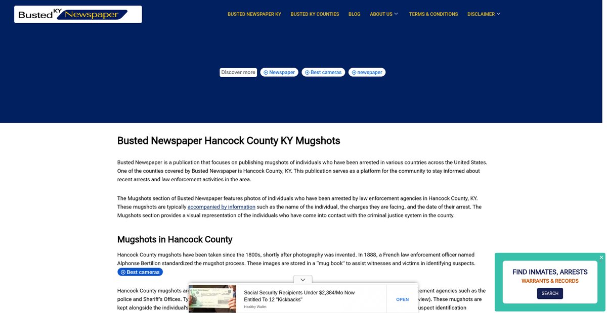 Preview of bustednewspaper-ky.com