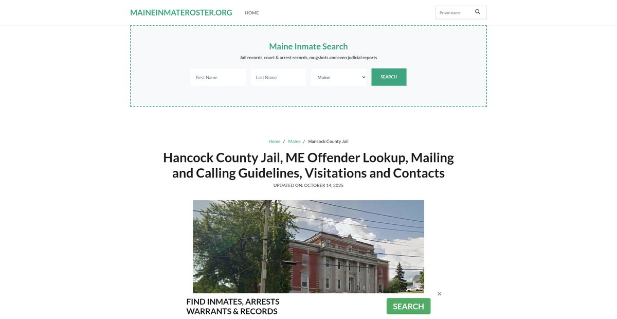 Preview of maineinmateroster.org