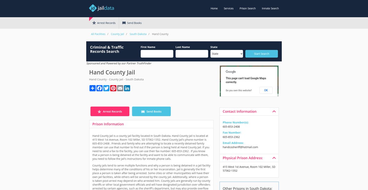 Preview of jaildata.com
