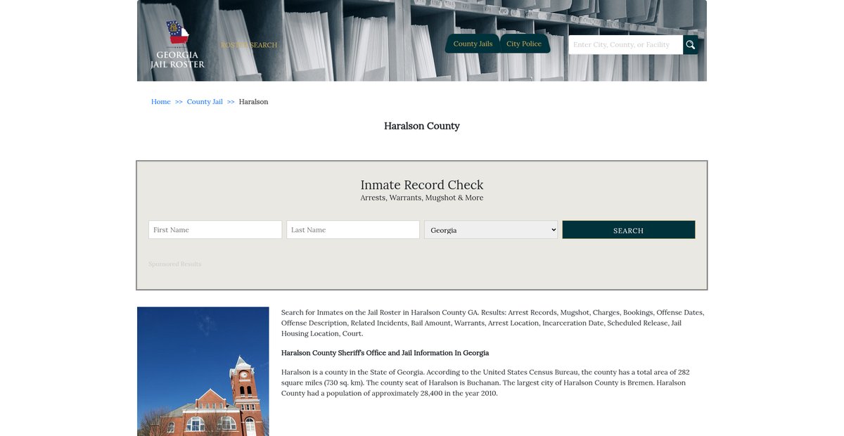Preview of georgiajailroster.com