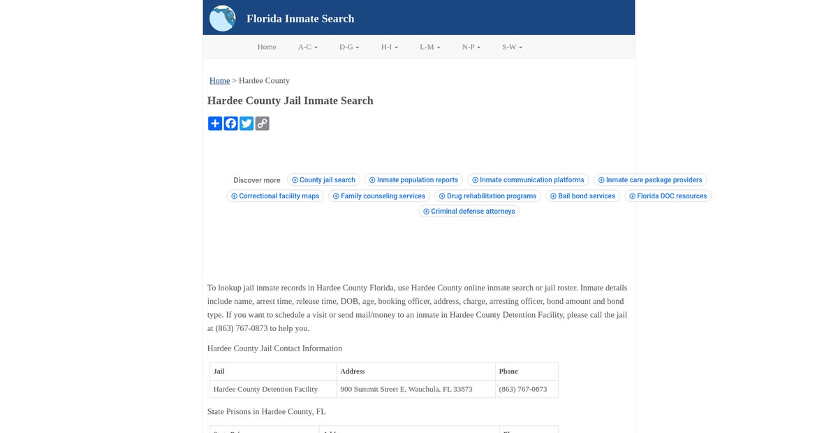 Preview of inmatesearchfl.org