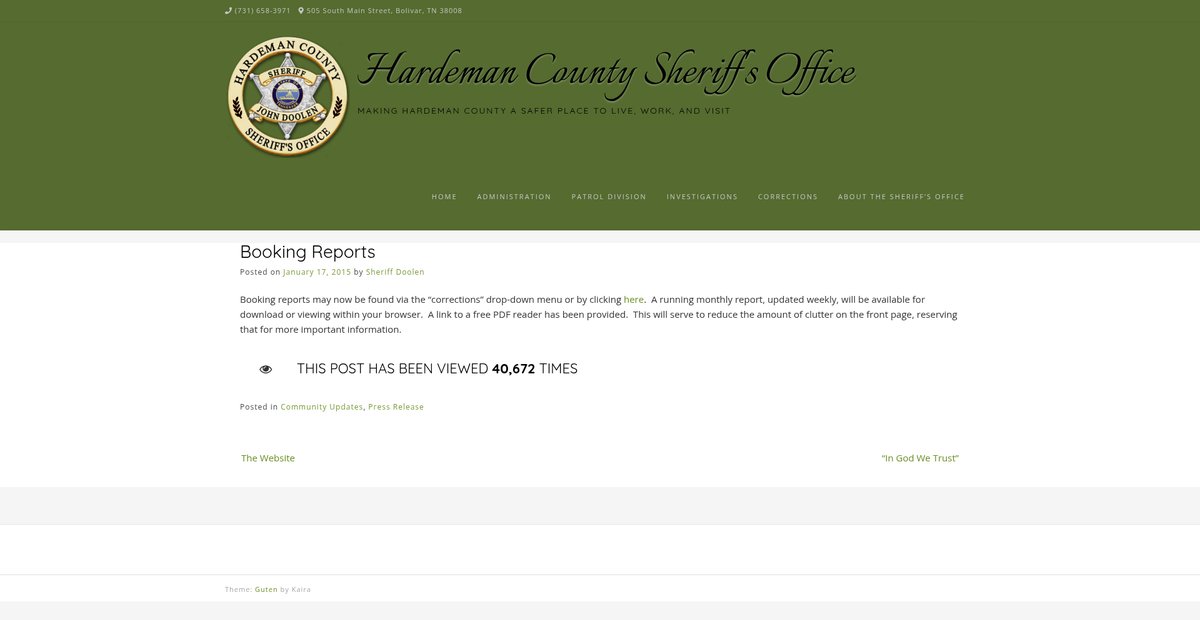 Preview of hardemancountysheriff.org