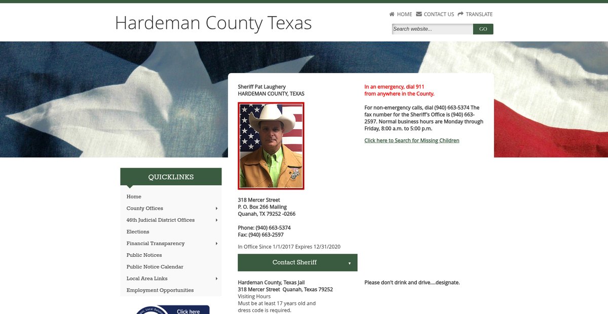 Preview of co.hardeman.tx.us