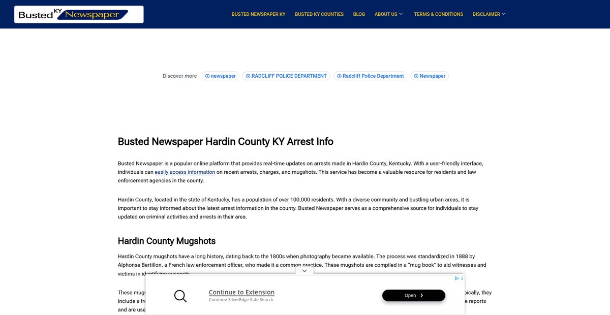 Preview of bustednewspaper-ky.com