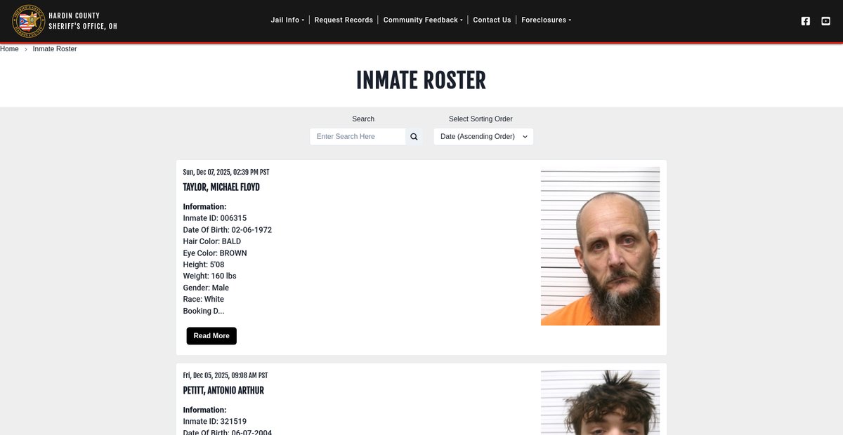 Preview of hardinsheriff.com