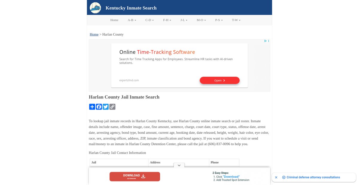 Preview of inmatesearchky.org