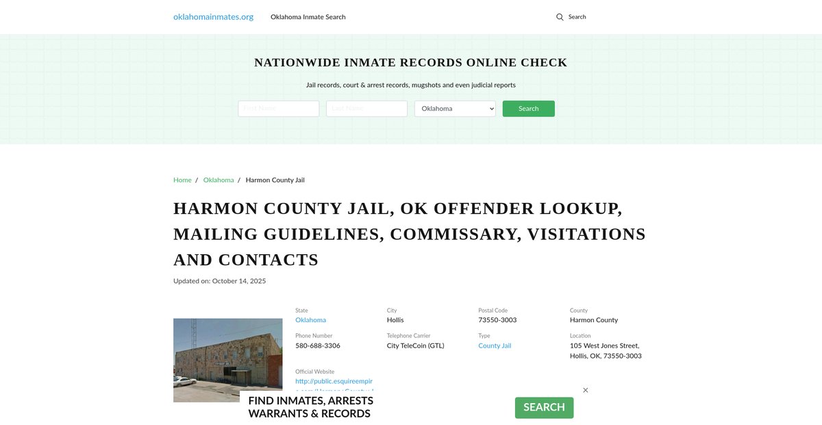 Preview of oklahomainmates.org