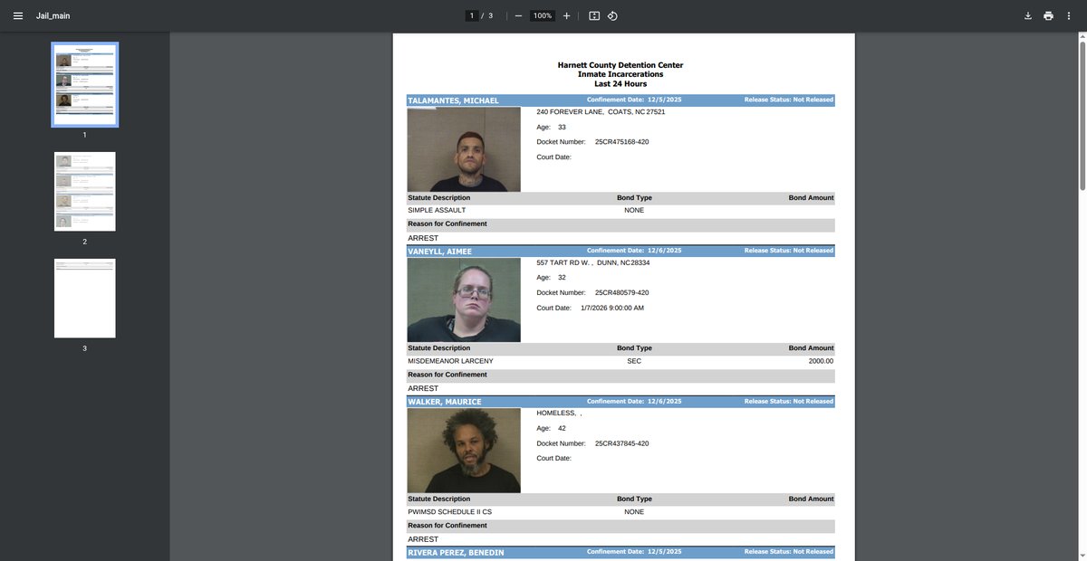 Preview of harnettsheriff.com