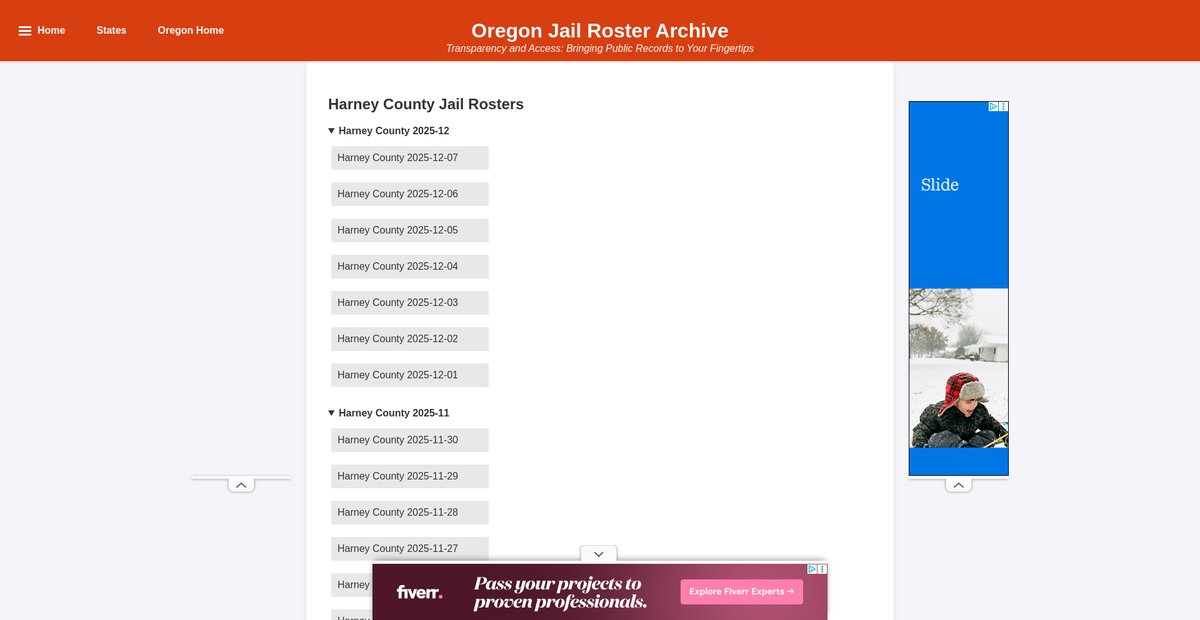 Preview of jailrosters.org