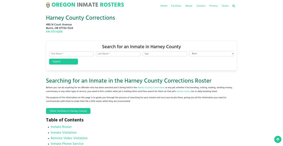 Preview of oregoninmaterosters.org