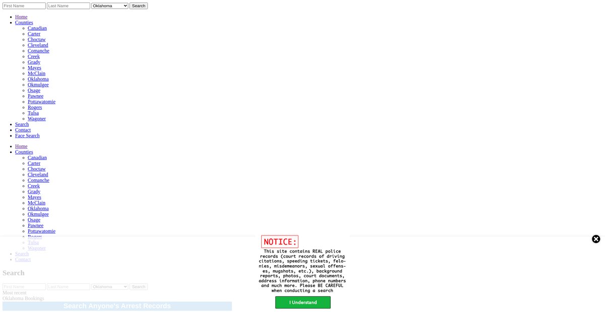 Preview of oklahoma.arrests.org