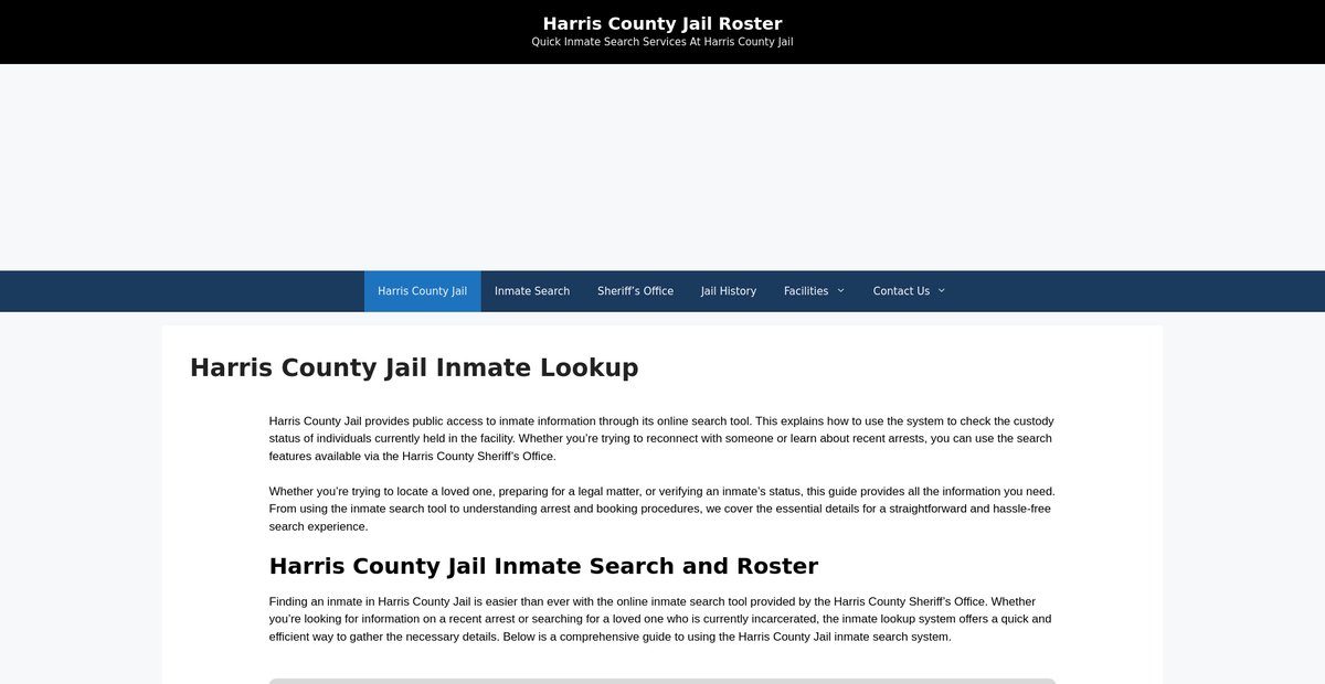 Preview of harris-county-jail.org