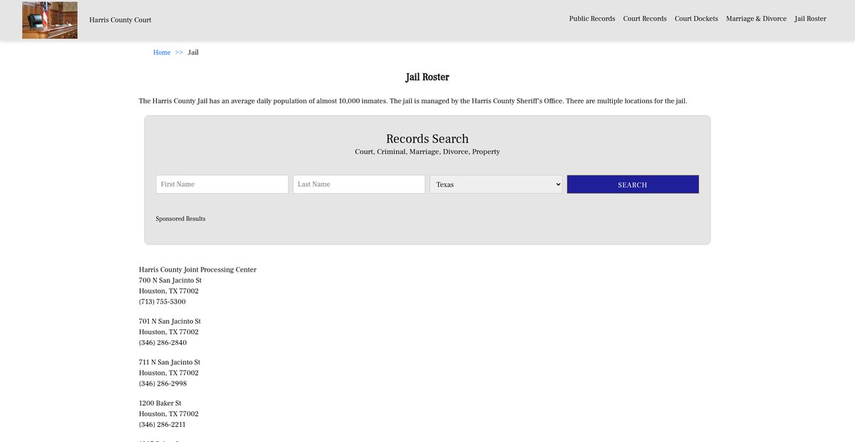 Preview of harriscountycourt.org