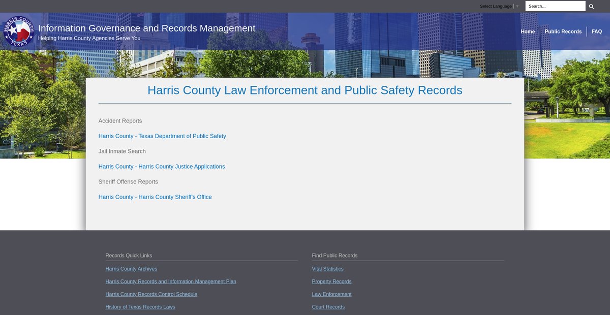 Preview of records.harriscountytx.gov