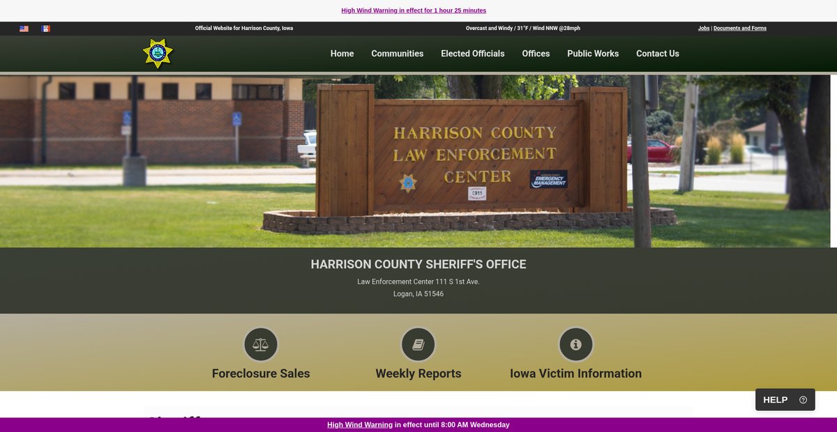 Preview of harrisoncounty.iowa.gov