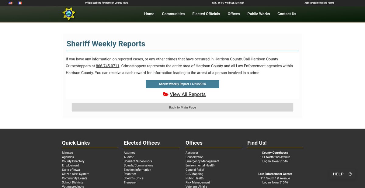Preview of harrisoncounty.iowa.gov