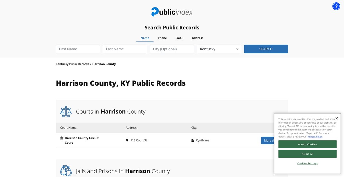 Preview of kentucky.thepublicindex.org