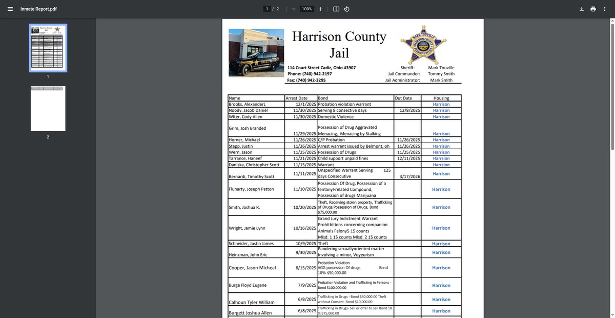 Preview of harrisoncountyohio.gov