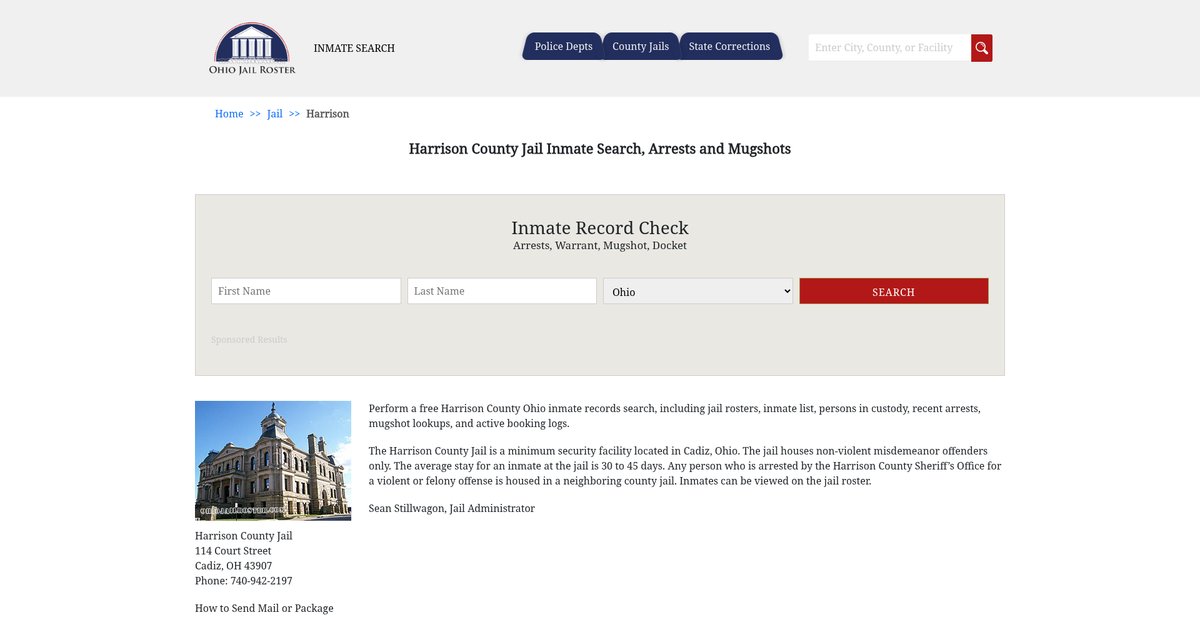 Preview of ohiojailroster.com