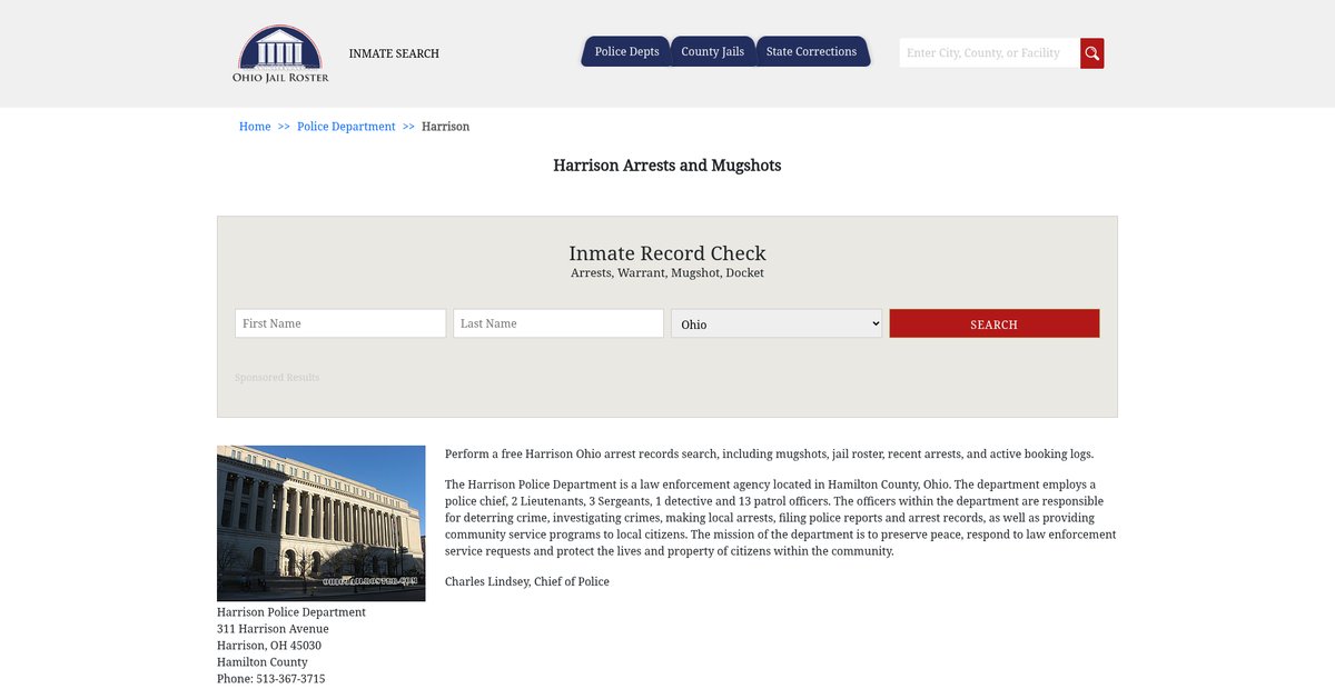 Preview of ohiojailroster.com