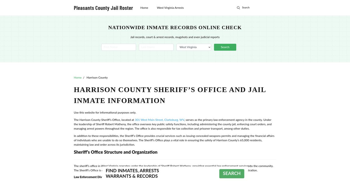 Preview of pleasantscountywv.org