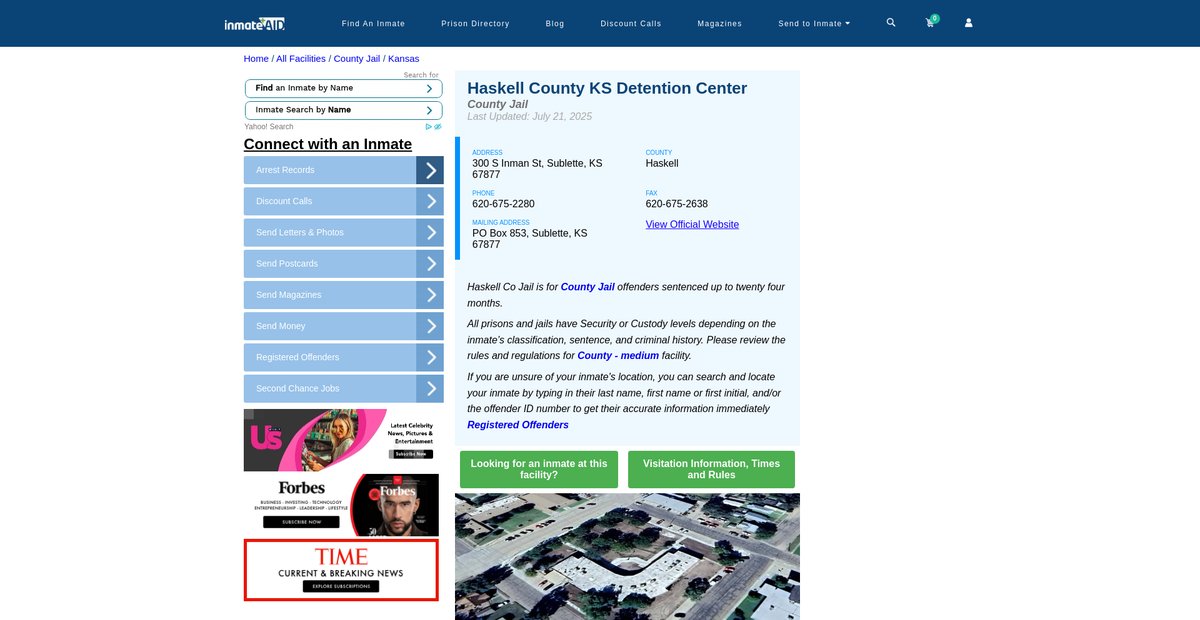 Preview of inmateaid.com