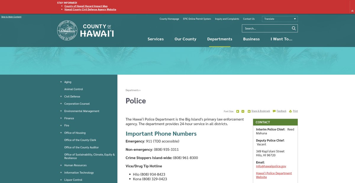 Preview of hawaiicounty.gov