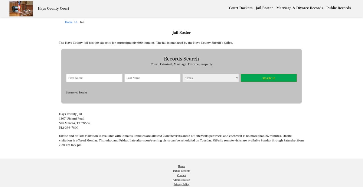 Preview of hayscountycourt.org