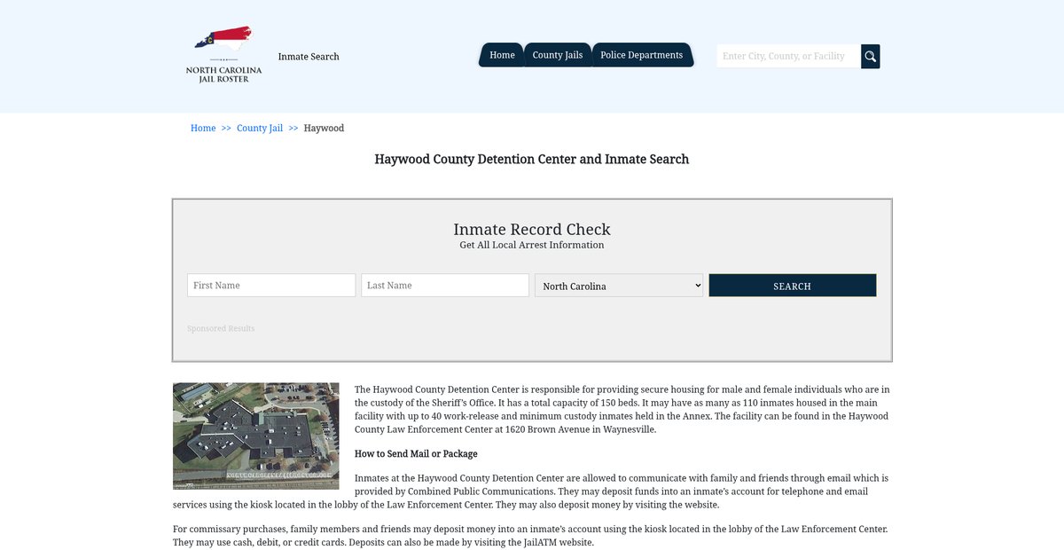 Preview of northcarolinajailroster.com