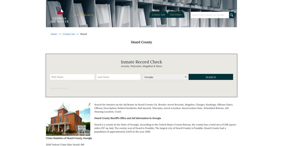 Preview of georgiajailroster.com