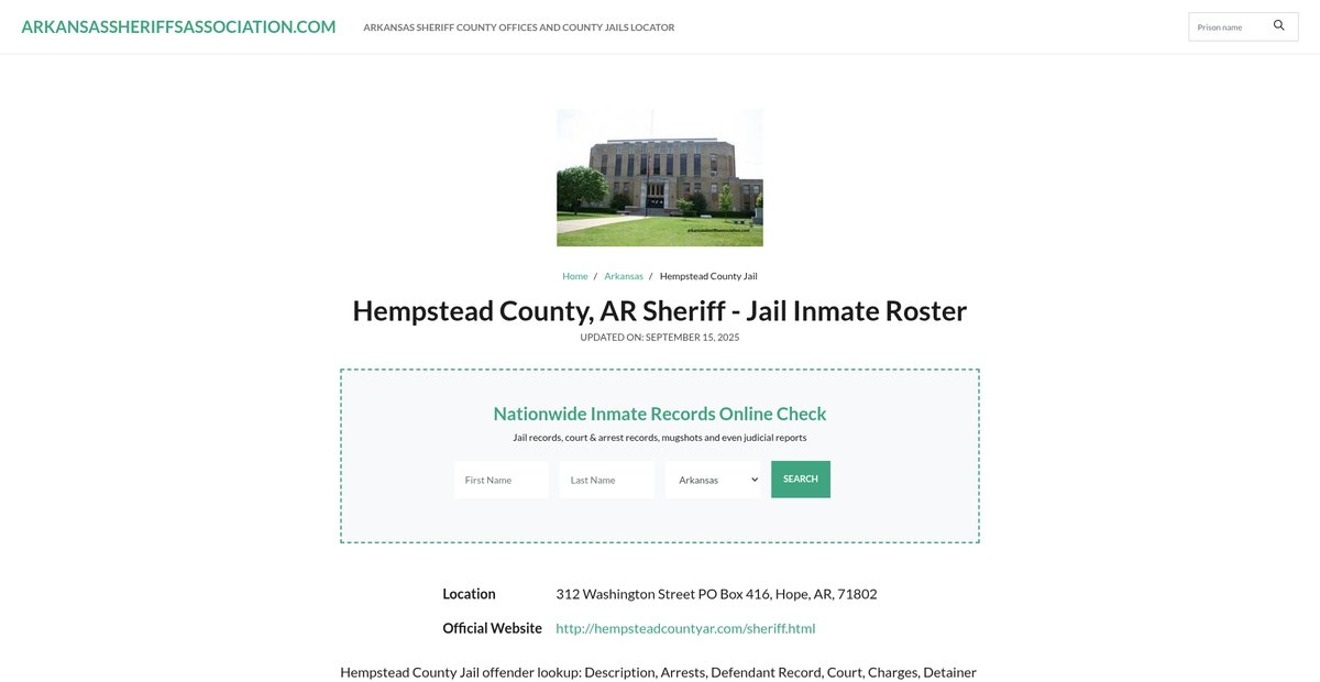 Preview of arkansassheriffsassociation.com