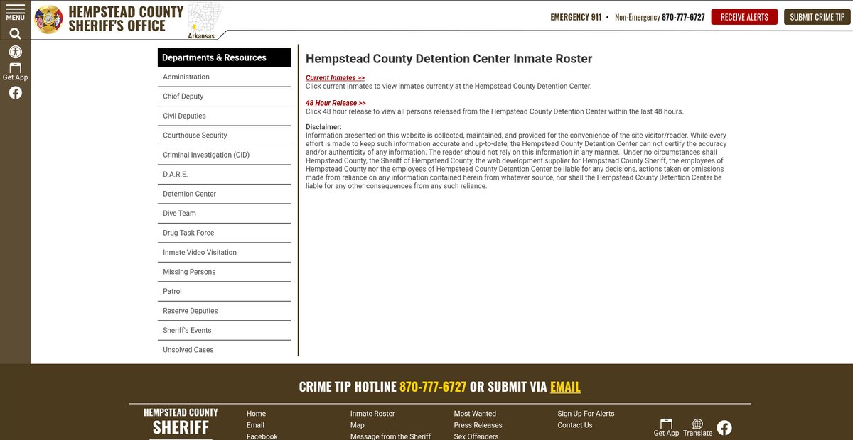 Preview of hempsteadcountysheriff.org