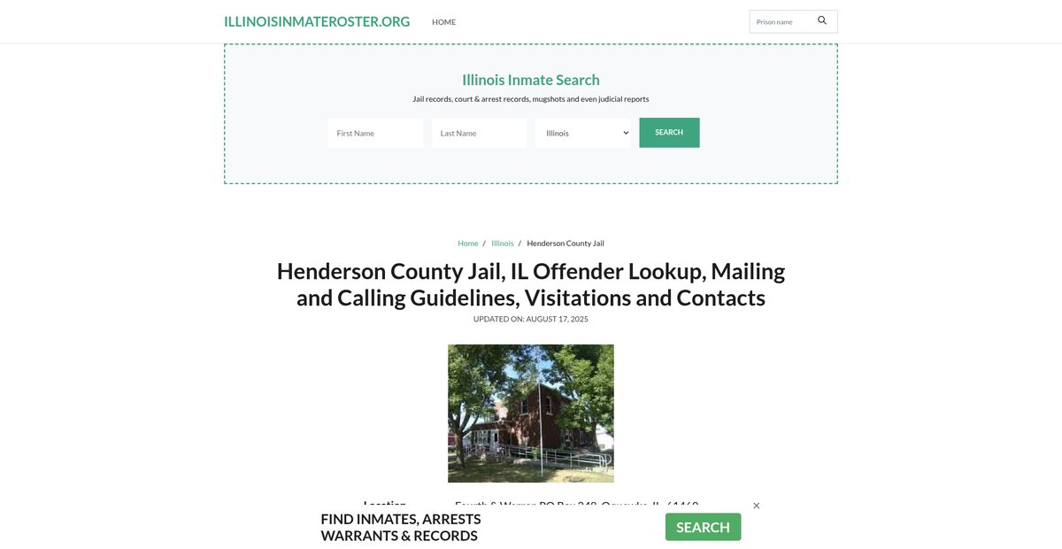 Preview of illinoisinmateroster.org