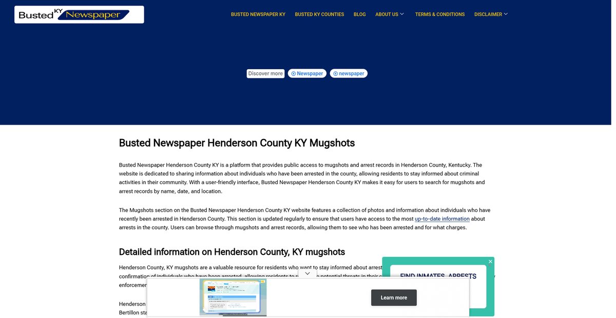 Preview of bustednewspaper-ky.com