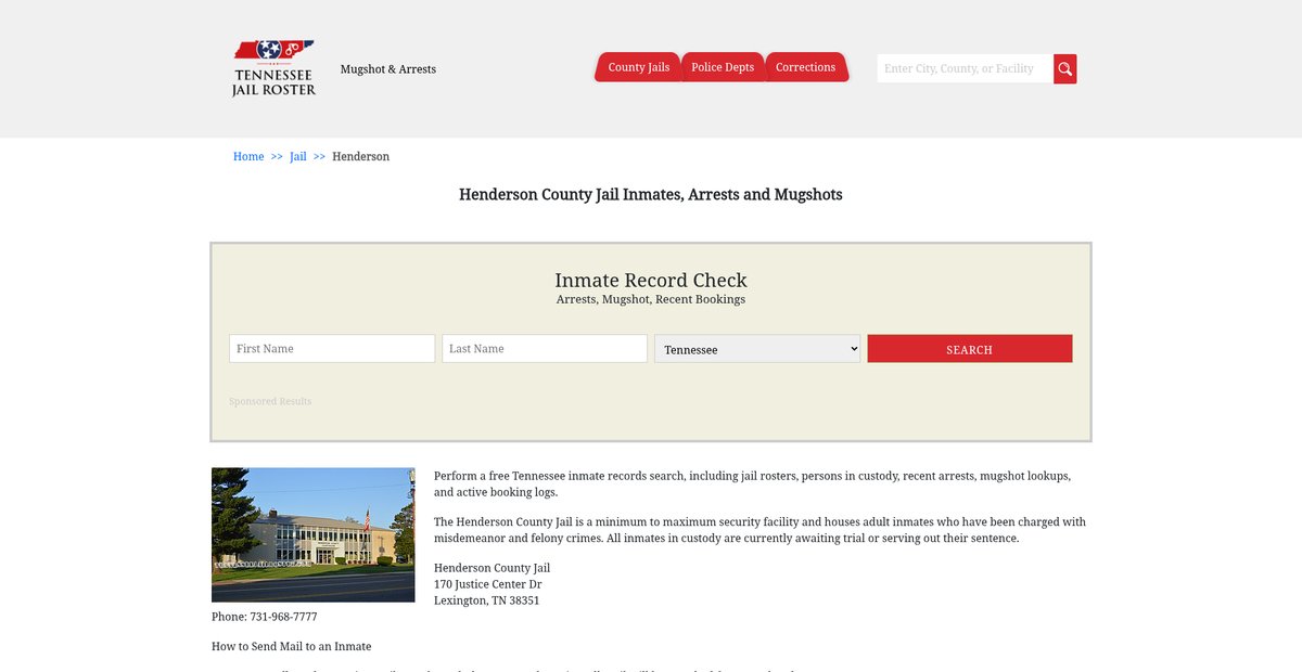 Preview of tennesseejailroster.com