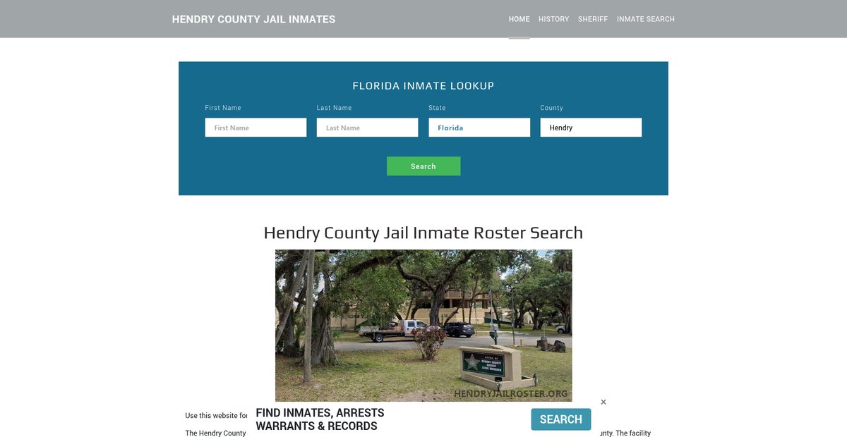Preview of hendryjailroster.org