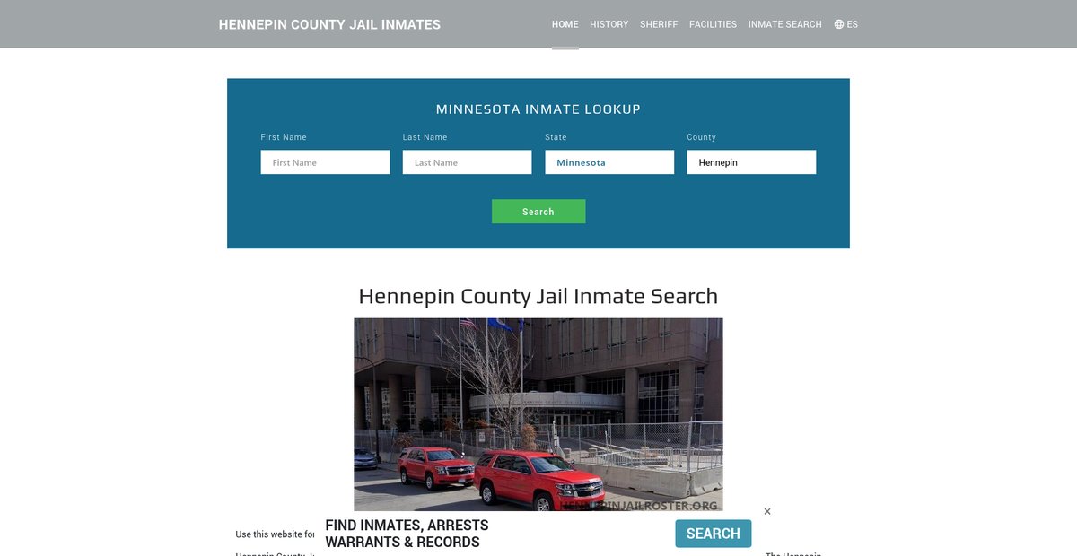 Preview of hennepinjailroster.org